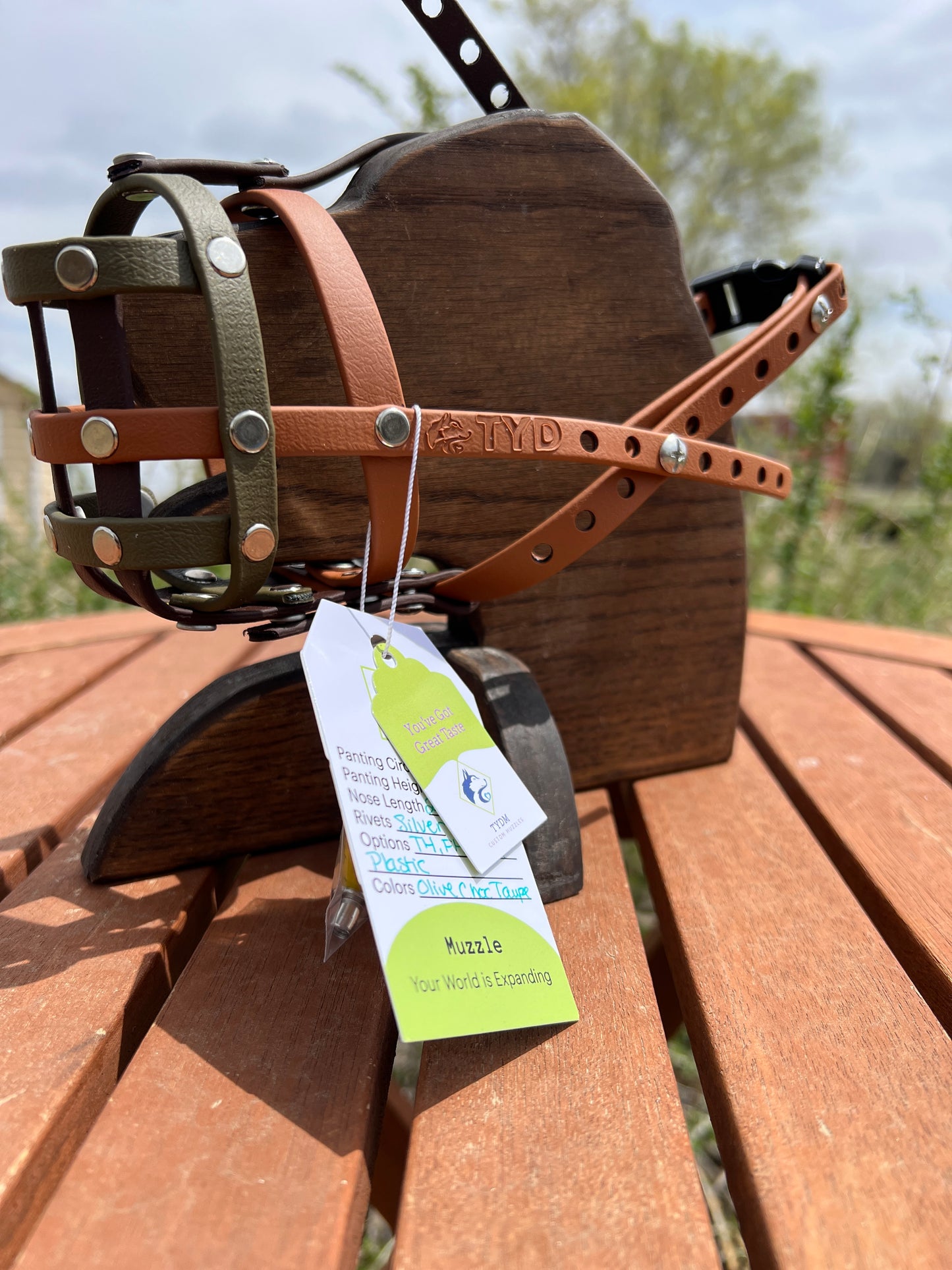 Standard Size Biothane Muzzles