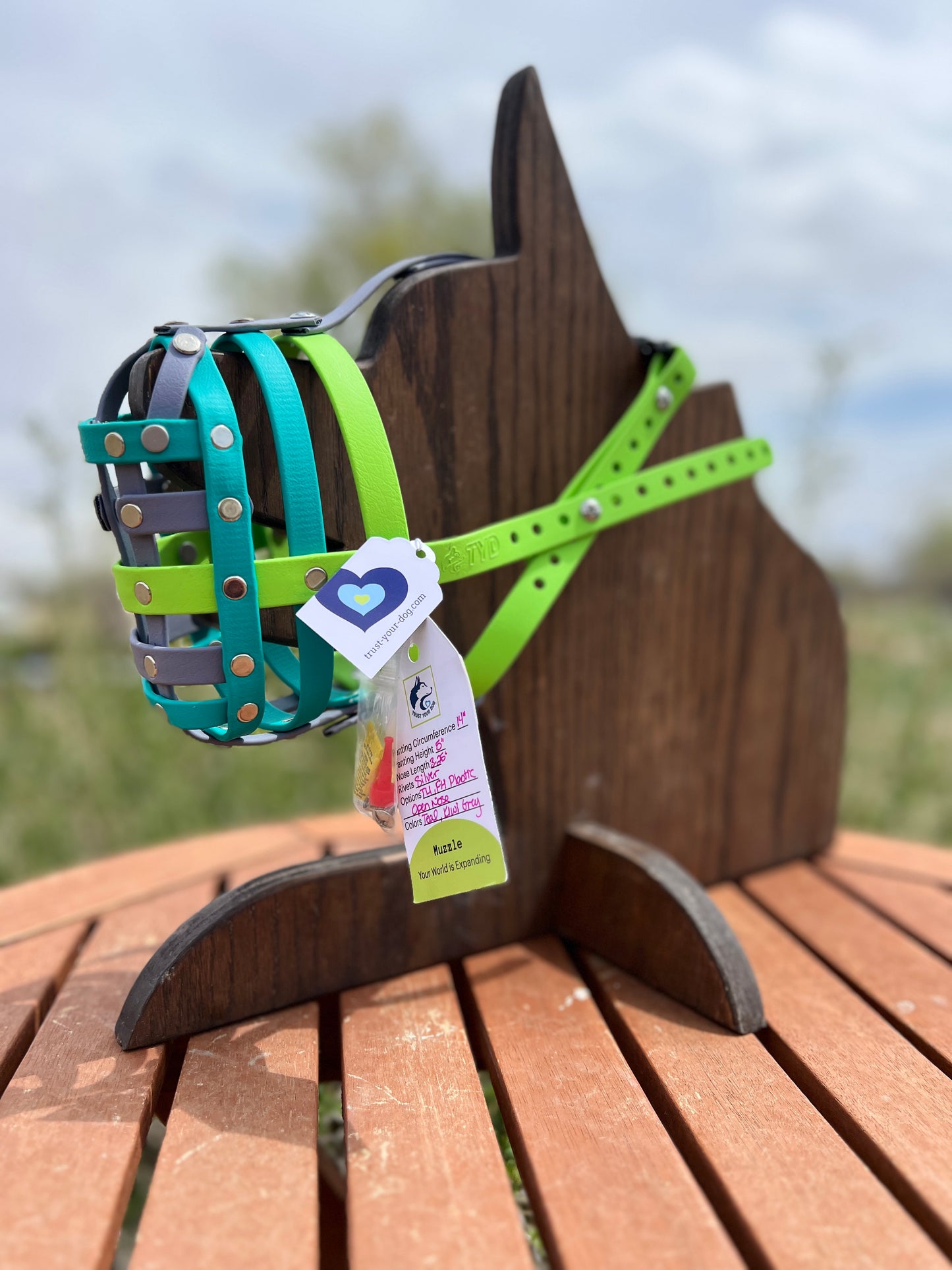 Standard Size Biothane Muzzles