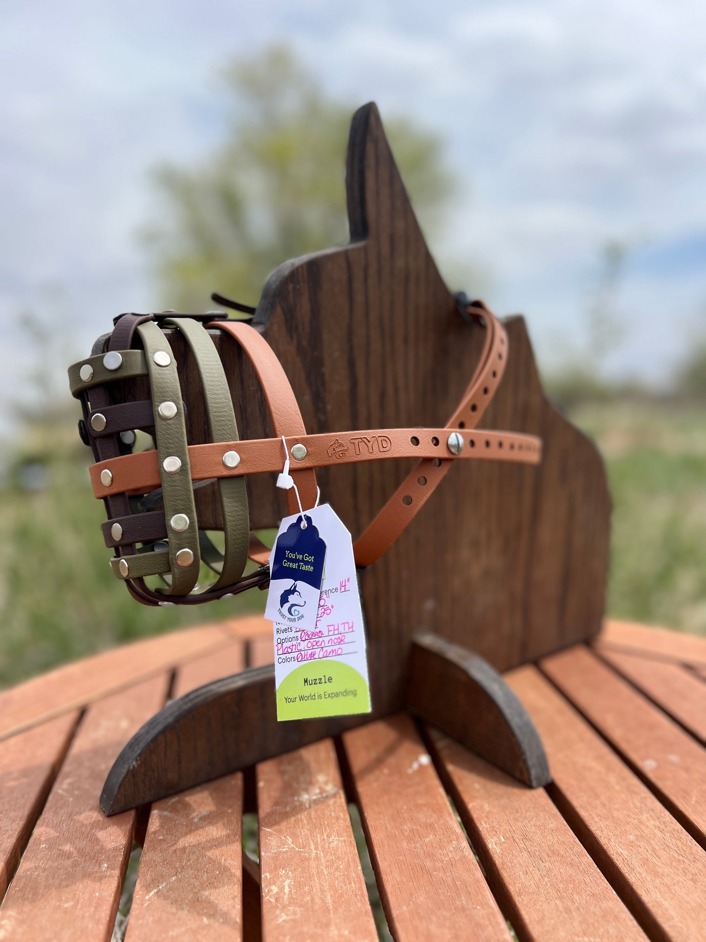 Standard Size Biothane Muzzles